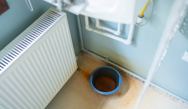 Water damage restoration process in Angola On The Lake, NY